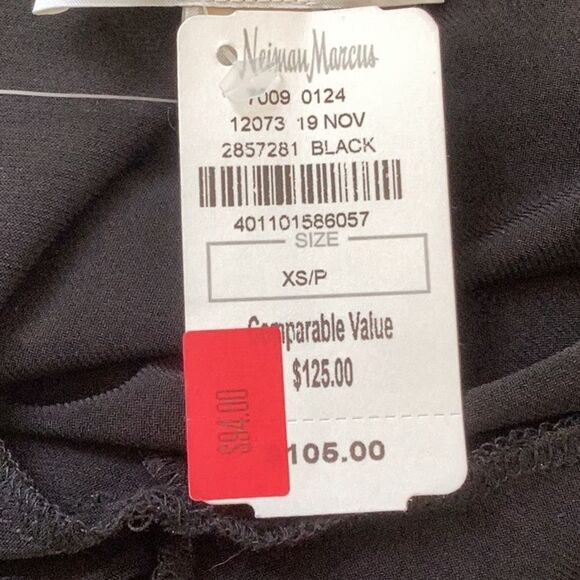 MICHAEL KORS NWT XS BLACK SHIFT DRESS DOUBLE BELL SLEEVES CHAIN DETAIL - Picture 11 of 13